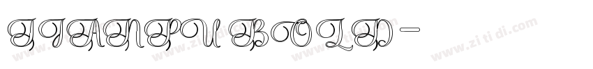 JIANPU BOLD字体转换